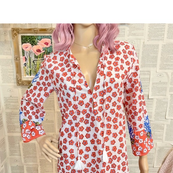 J Crew Floral Kaftan - Picture 4 of 14